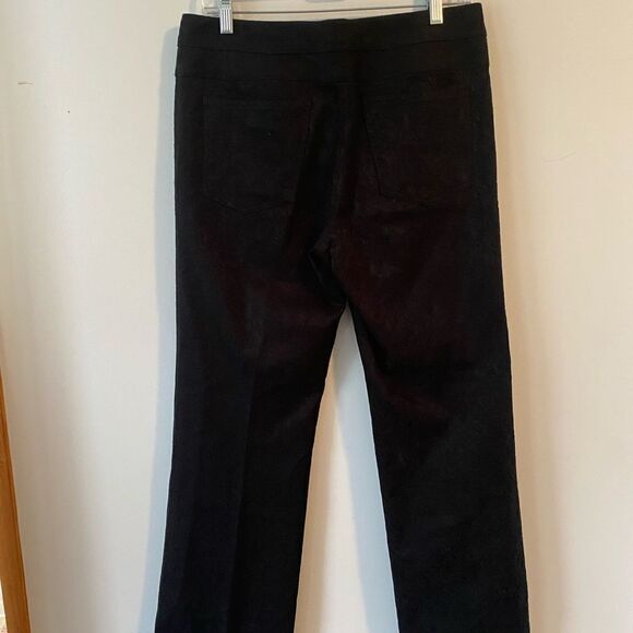 Elie Tahari Black Jacquard trousers, size 8 - Picture 3 of 5